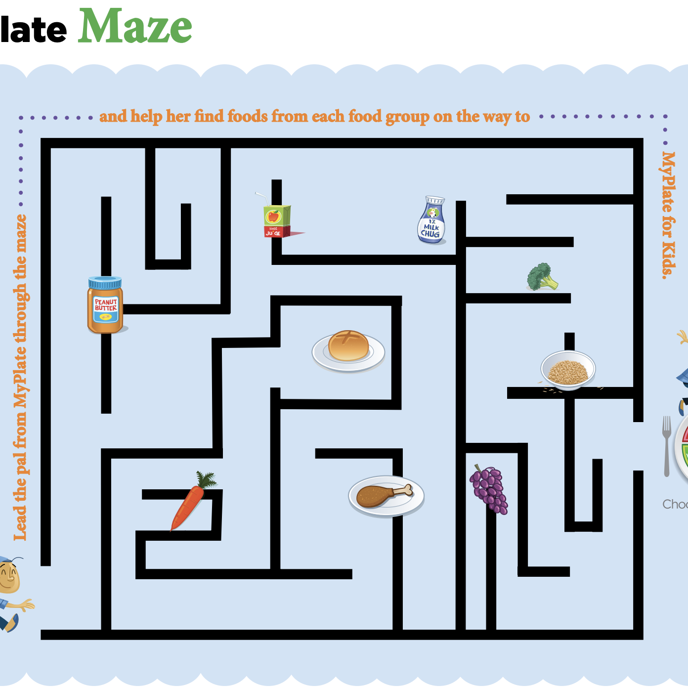 MyPlate Maze